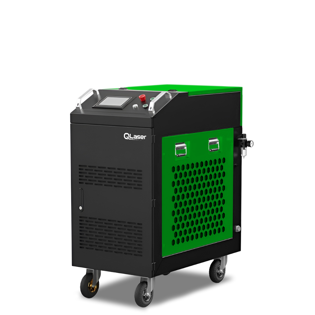 Impulsowy laser czyszczący o mocy 500 W chłodzony wodą. Dedykowany do zastosowań przemysłowych, przeznaczone do długotrwałych procesów czyszczenia powierzchni metalowych oraz niemetalowych.